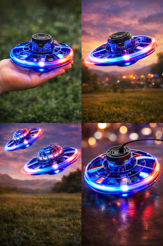 MagicFly™ Flying Orb Spinner – LED Boomerang Hover Ball (Assorted Colors)